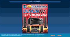 Desktop Screenshot of centromusicalesrl.it